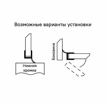 Уплотнители IDDIS для душевой кабины Ц-образные ПВХ, стекло 5-6 мм, 2 шт (965S6003DZ)