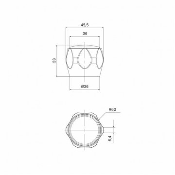 Маховик IDDIS для смесителя 8x24 круглый хром, комплект 2 шт (991RN241SM)