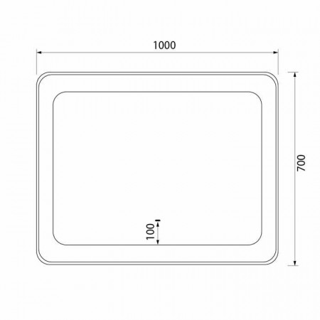 Зеркало IDDIS с подсветкой Esper 100 см (ESP1000i98)