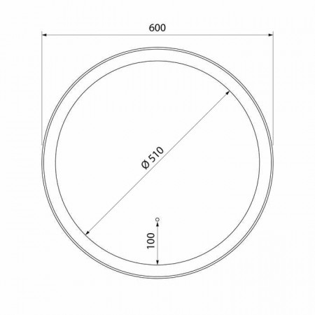 Зеркало IDDIS с подсветкой EsperE 60 см (SP600Ri98)